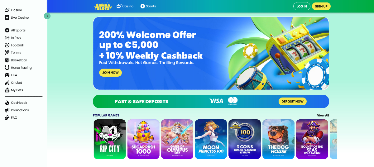 Kaszinó Sorsjegy Samba Slots