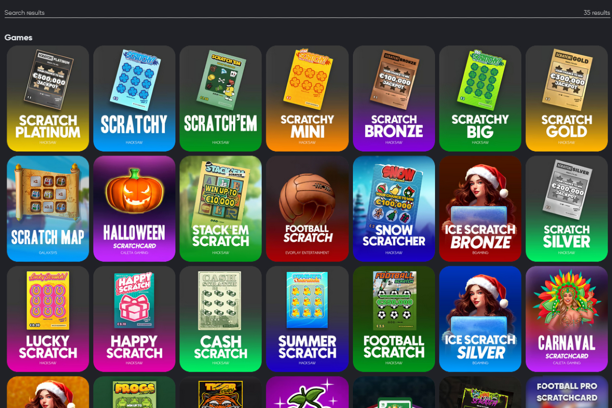 Kaszinó sorsjegy Instant Casino