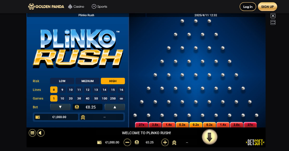 Plinko vélemények Golden Panda