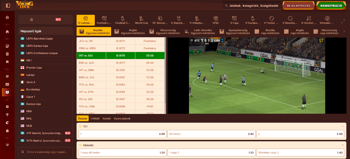 V sport Viking Luck