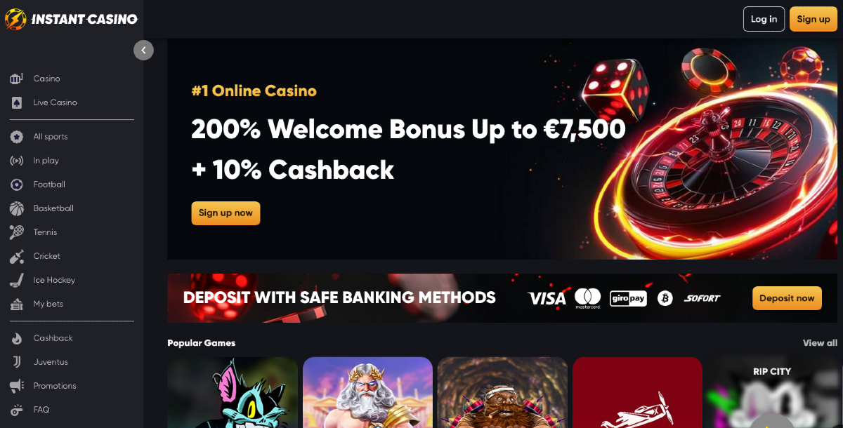 Lovifogadás - Instant Casino