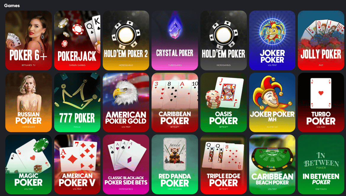 instant casino online poker