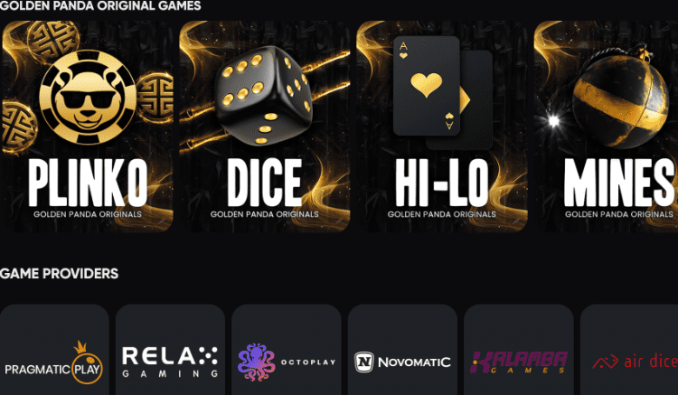 4. Golden Panda – geriausias internetinis kazino Lietuvoje žaisti blackjack