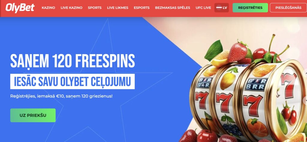 OlyBet - plaši pazīstams Baltijā un izceļas ar augstvērtīgu live kazino
