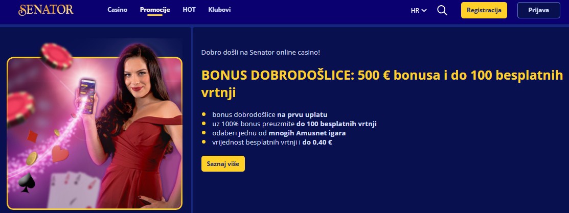 Senator casino bonus ponuda